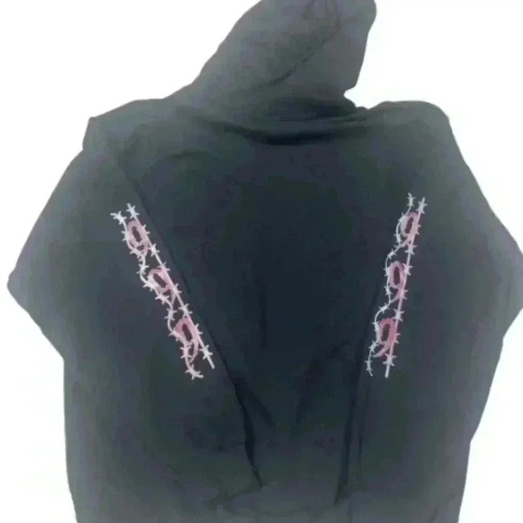 Juice WRLD 999 Hoodie Men's Large Sweatshirt Black Rap Legends Never Die Hip Hop - Picture 2 of 8